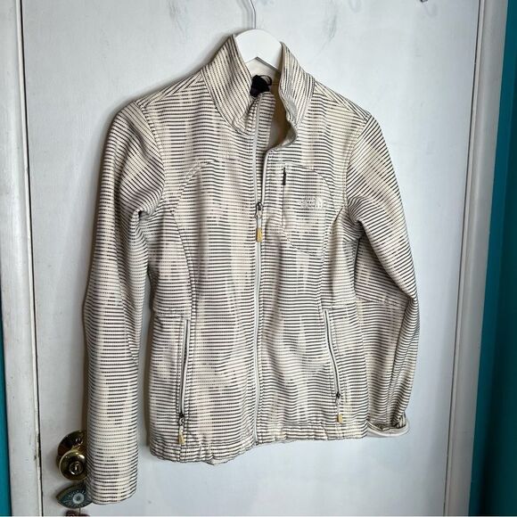 The north face jacket fleece lined zip up polka dotted designs - Picture 1 of 9